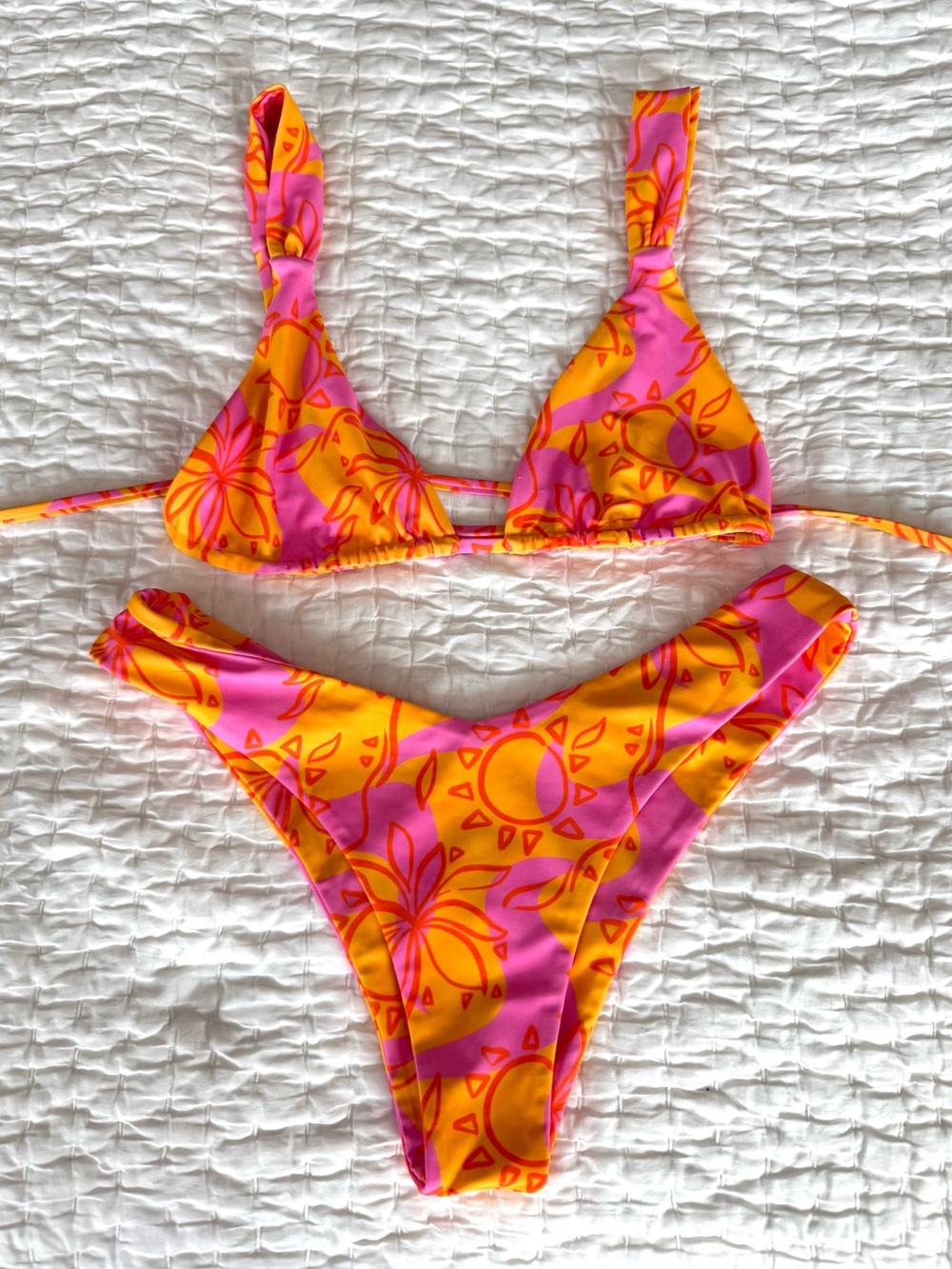 Kulani Kinis Sangria Swirl Bikini Set